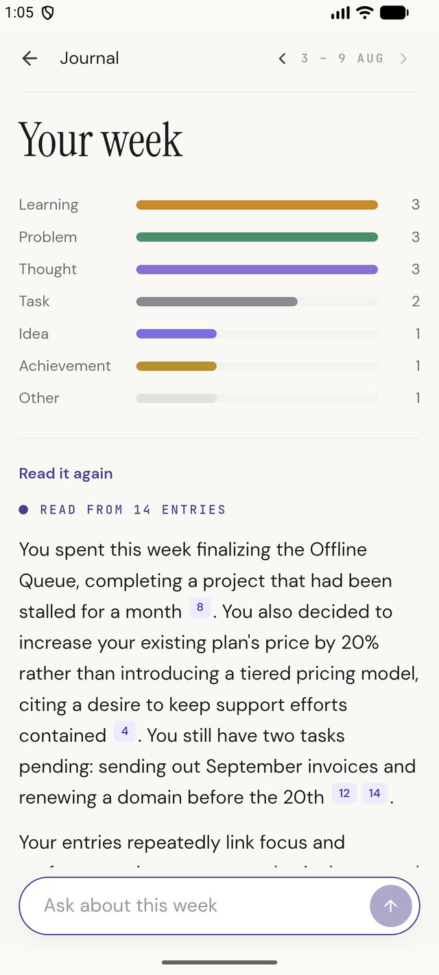 ThoughtLogger screenshot 7